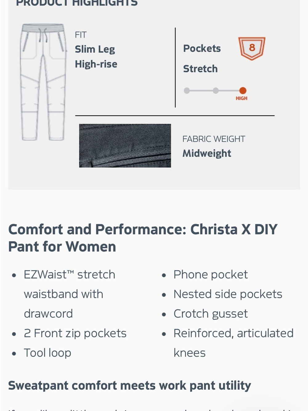 Dovetail Workwear Christina DIY pant - Picture 8 of 14